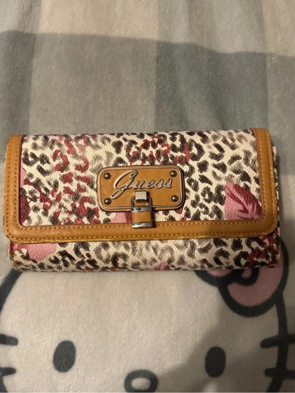 Guess satchel pink